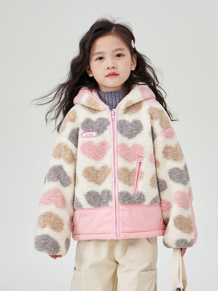 Amazon | [KOSIKINI] 子供服 ボアジャケット 女の子 ボアブルゾン